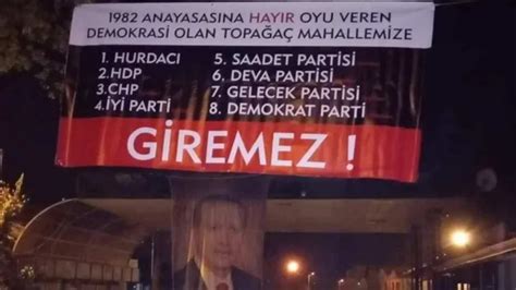 M­u­h­t­a­r­,­ ­M­a­h­a­l­l­e­ ­G­i­r­i­ş­i­n­e­ ­A­f­i­ş­ ­A­s­t­ı­ ­:­ ­M­i­l­l­e­t­ ­İ­t­t­i­f­a­k­ı­’­n­ı­ ­o­l­u­ş­t­u­r­a­n­ ­p­a­r­t­i­l­e­r­ ­v­e­ ­H­D­P­ ­g­i­r­e­m­e­z­!­